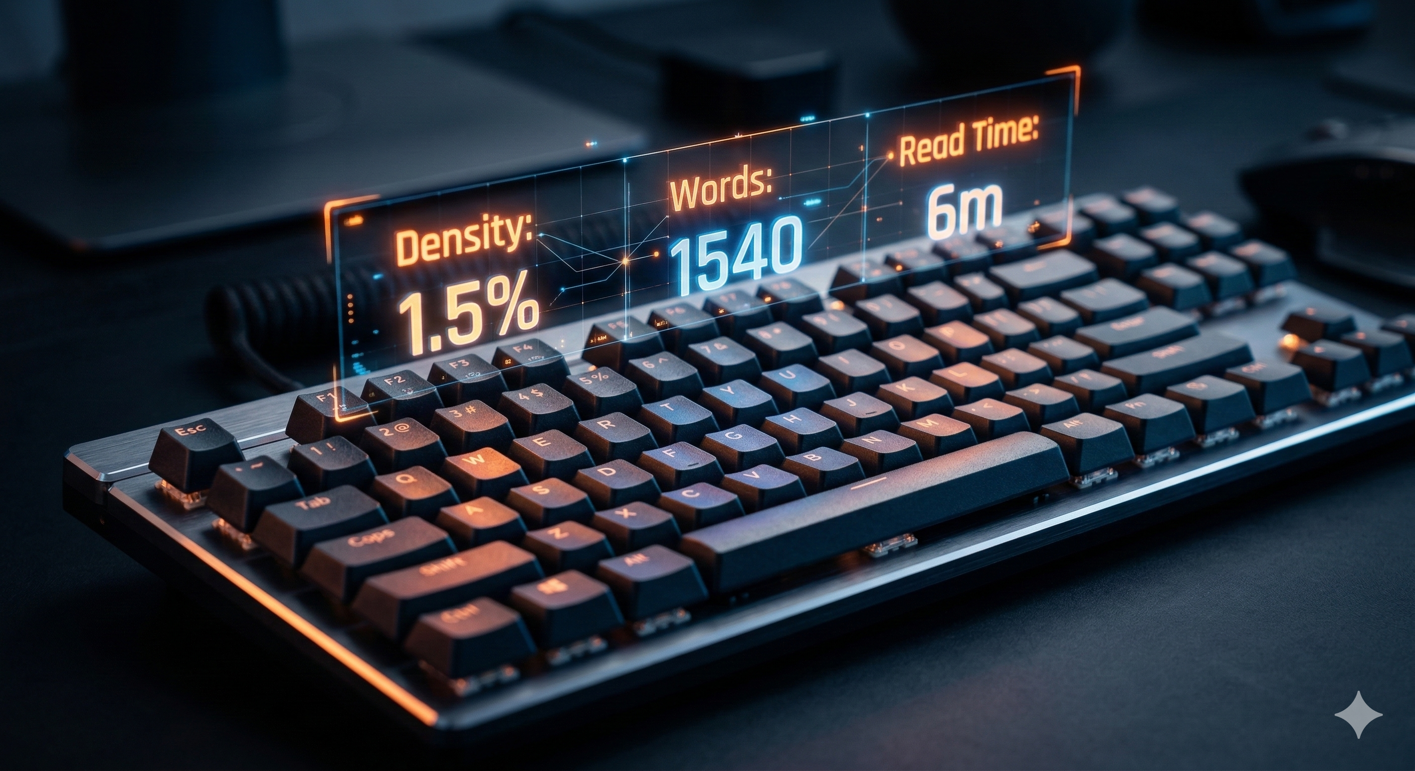 Advanced word counter and text analyzer: keyword density, reading time, and SEO metrics.